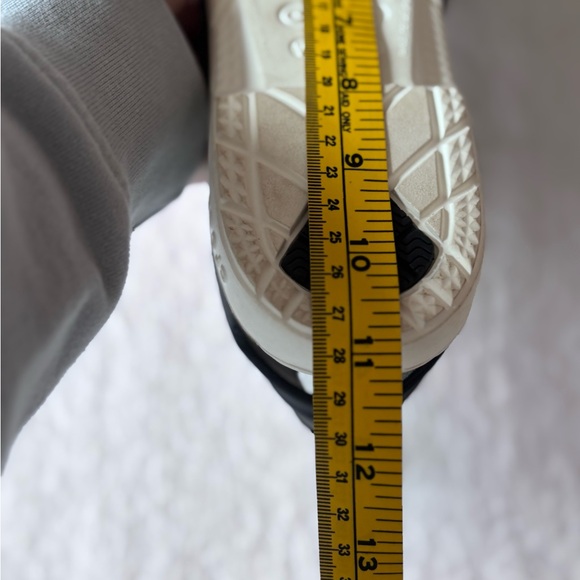 Women’s Crocs Beach Line Hybrid Boat Shoes Navy Blue &White Rubber Size 9W - Picture 11 of 12